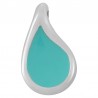Plaqué argent antique 999° / 5 µm / Turquoise