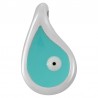 999° Silver Antique Plated/ 5µm/ Turquoise/ White/ Black