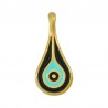 Oro 24K/0,12Μm  Negro/ Turquesa