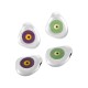 Charm en Zamak Émaillé en Forme de Goutte avec œil Maléfique 11.2 x 13.6 mm Ø 2 mm