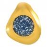 24K Gold Plated/ 0.12µm/ Glitter Blue