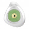 Placcato argento antico 999° / 5 µm / Menta / Asta / Nero