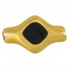 Placcato in oro 24K/ 0,12 µm/ Nero