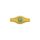 Μεταλλικό Ζάμακ Σωληνάκι Μάτι με Σμάλτο 19.5x7.9mm Ø1.5mm