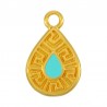 Oro 24K/0.12µm/Turquesa