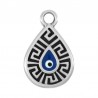 999° Silver Antique Plated/ 5µm/ Cobalt Blue/ White/ Black
