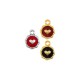 Colgante de Metal Zamak Corazon Esmaltado 10mm (Ø1,6mm)