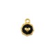 Colgante de Metal Zamak Corazon Esmaltado 10mm (Ø1,6mm)
