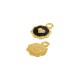 Colgante de Metal Zamak Corazon Esmaltado 10mm (Ø1,6mm)