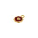 Colgante de Metal Zamak Corazon Esmaltado 10mm (Ø1,6mm)