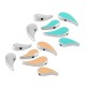 Enameled Zamak Slider Heart 21x24.5mm Ø2mm (2pcs/Set)