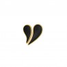 Placcato in oro 24K/ 0,12 µm/ Nero