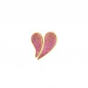 Plaqué or 24 carats / 0,12 µm / Lilas pailleté