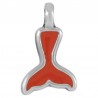 999° Silver Antique Plated/ 5µm/ Coral