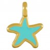 Plaqué or 24 carats / 0,12 µm / Turquoise