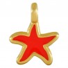 Placcato oro 24K / 0,12 µm / Rosso fluo