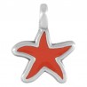 Placcato argento antico 999° / 5 µm / Corallo