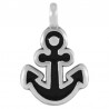 999° Silver Antique Plated/ 5µm/ Black