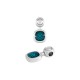 Enameled Zamak Charm Square 7x14mm Ø2.2mm