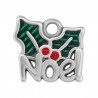 999° Silver Antique Plated/ 5µm/ Green/ Red