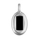 Colgante de Metal Zamak Esmaltado Oval ~11x9mm/3.8mm
