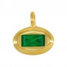 24K Gold Plated/ 0.12µm/ Transparent Green