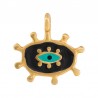24K Gold Plated/ 0.12µm/ Black/ Jade