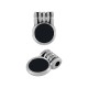 Ciondolo Rotondo in Zama Smaltata 8X11Mm Ø1.8Mm