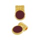 Enameled Zamak Charm Round 8x11mm Ø1.8mm