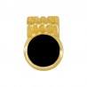 Placcato in oro 24K/ 0,12 µm/ Nero