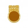 Placcato oro 24K / 0,12 µm / Ocra