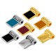 Enameled Zamak Charm Square 9x12mm Ø1.8mm