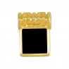 Plaqué or 24 carats/0,12 µm/noir
