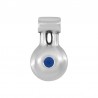 999° Silver Antique Plated/ 5µm/ Blue