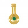 Plaqué or 24 carats / 0,12 µm / Vert foncé