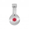 Plaqué argent antique 999° / 5 µm / Magenta