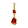 Plaqué or 24 carats / 0,12 µm / Rouge transparent