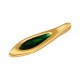 Charm Ovale en Zamak Émaillé 10 x 41 Mm/3.5 mm Ø 2.8 mm