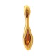 Enameled Zamak Charm Oval 11x48mm/3.5mm Ø2.2mm