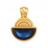 24K Gold Plated/ 0.12µm/ Transparent Blue