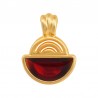 24K Gold Plated/ 0.12µm/ Transparent Rubi Red