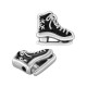 Glissière en Zamak Émaillé Patin à Glace 17 x 15 mm Ø 2.2 mm