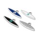 Enameled Zamak Pendant Evil Eye 20x5mm