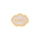 Enameled Zamak Slider Cloud 13x10mm/4mm Ø1.7mm