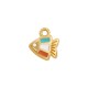 Charm Poisson en Zamak émaillé 9 x 7 mm/2.1 mm