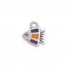 Plateado Antiguo 999° / 5 µm / Morado Fluorescente / Naranja / Fucsia