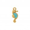 24K Gold Plated/ 0.12µm/ Turquoise