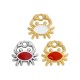 Enameled Zamak Charm Carb 11x10mm/1.9mm