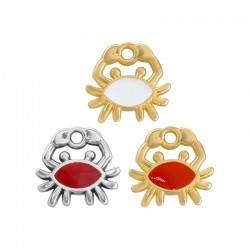 Enameled Zamak Charm Carb 11x10mm/1.9mm
