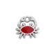 Enameled Zamak Charm Carb 11x10mm/1.9mm